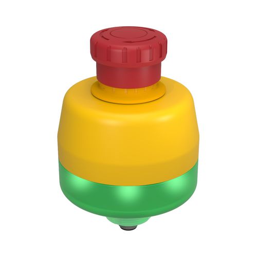 Notausschalter-Drucktaster - SSA-EB series - BANNER ENGINEERING CORP. - IP65 / LED-beleuchtet / Industrie