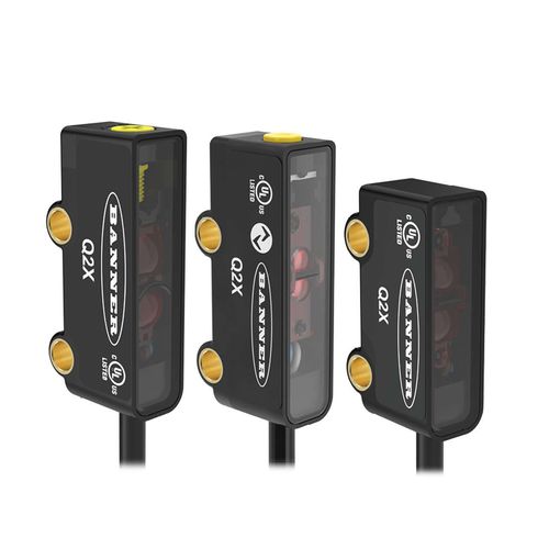 Optoelektronischer Sensor / Reflex-Lichtschranke - Q2X series  - BANNER ENGINEERING CORP. - rechteckig / Laser / LED