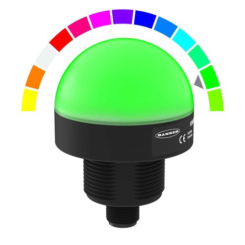 Permanent-Leuchtanzeige - K50 Pro Select  - BANNER ENGINEERING CORP. - LED / Gewinde / IP66