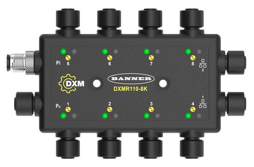 EtherNet/IP-Mastermodul - DXMR110 - BANNER ENGINEERING CORP. - analog / Modbus TCP / IO-Link