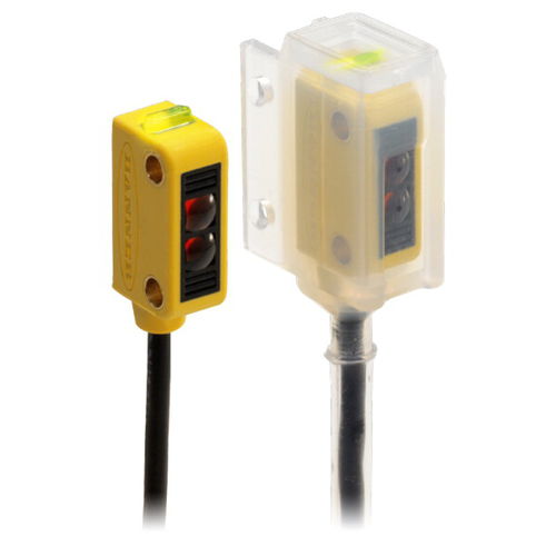 Optoelektronischer Sensor / mit Hintergrundausblendung - Q12 SERIES - BANNER ENGINEERING CORP. - Reflexions-Lichttaster / Reflex-Lichtschranke / Einweg