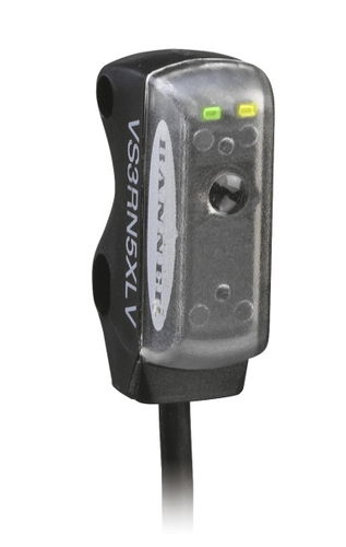 Optoelektronischer Sensor / koaxiale Reflexion - VS3 SERIES - BANNER ENGINEERING CORP. - Reflex-Lichtschranke / rechteckig / rotes Licht