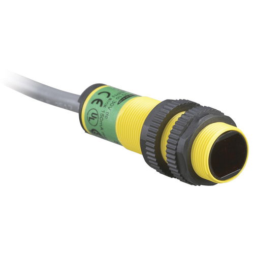 Optoelektronischer Sensor / Reflex-Lichtschranke - S18 SERIES - BANNER ENGINEERING CORP. - zylindrisch / Laser / wasserdicht