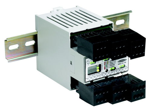 Sicherheitsrelais für Lichtvorhang -  MMD-TA series - BANNER ENGINEERING CORP. - 2NO / für DIN-Schiene / 24 VDC