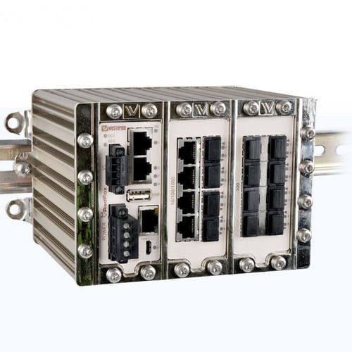 Ethernet-Switch / managed - RFI-219-F4G-T7G-F8 - Westermo - 19 Ports / Gigabit / Netzwerkschicht 3