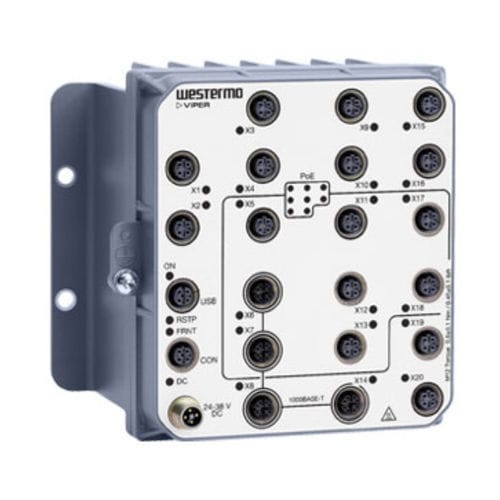 Ethernet-Switch / managed - Viper-220A-T4G-P8-LV - Westermo - 20 Ports / Gigabit-Ethernet / Netzwerkschicht 3
