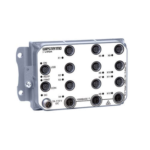 Ethernet-Switch / managed - Viper-112A-T3G - Westermo - 12 Ports / Gigabit / Chassis
