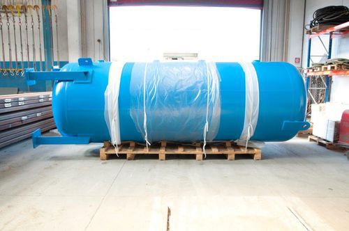 Stickstofftank - RAL5015 - BAGLIONI - für Druckluft / Kohlenstoffstahl