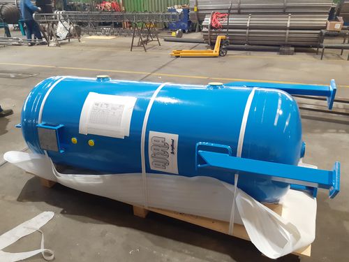 Maßgefertigter Tank - RAL5015 - BAGLIONI - Speicher / Kohlenstoffstahl / Druck