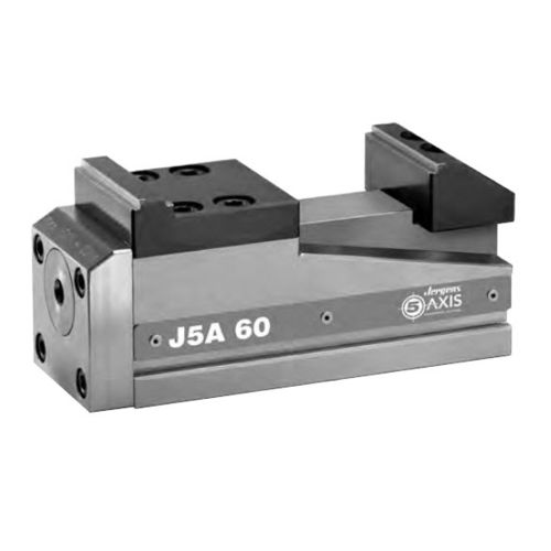 Schraubstock für Werkzeugmaschinen - 80 series - Jergens, Inc. - hydraulisch / Flachprofil / automatisch