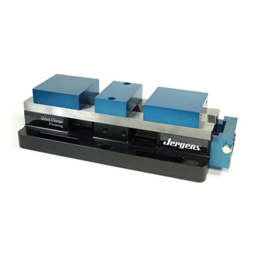 Schraubstock für Werkzeugmaschinen - 49483 - Jergens, Inc. - hydraulisch / Flachprofil / kompakt