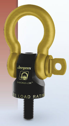 Anschlagpunkt mit Gelenk - Shackle-Lok™ series - Jergens, Inc. - 360° Drehung / um 180° drehbar / Einschraub