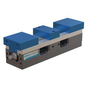 Schraubstock für Werkzeugmaschinen - 49401 - Jergens, Inc. - hydraulisch / Schrauben / Aluminium