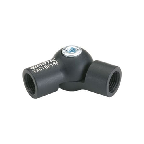 Gewinkeltet Kugelgelenk - VAC series - GIMATIC - Winkel / Metall / Gewinde