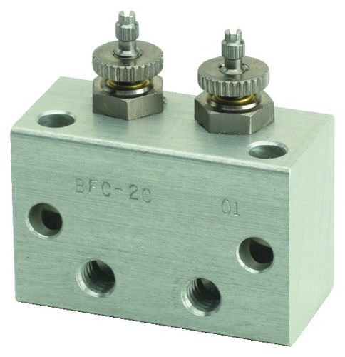 2-Wege-Verteilerblock - BFC-2C - Clippard - anodisiertes Aluminium