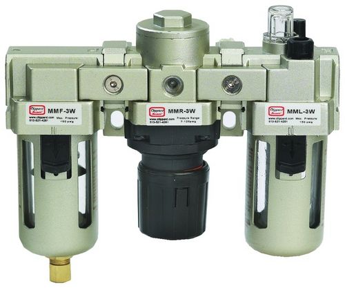 Filterregler-Öler / Luft - MMFRL-3Q - Clippard - Druckluft / Polycarbonat / Aluminiumguss