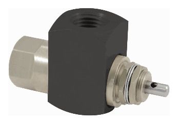 Hydraulik-Wegeventil / mit Klappe - CR-GV-2 - Clippard - mit manueller Bedienung / 2-Wege / normal geschlossen
