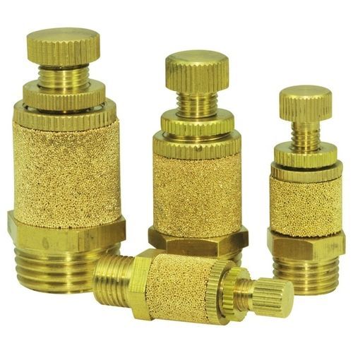 Flusskontrolle-Schalldämpfer - SCM-P - Clippard - für Ventil / Messing
