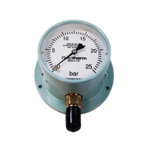 Manometer mit Zifferblatt-Anzeige - SPGA series - British Rototherm Co. Ltd - Gewinde / NPT 1/4 / NPT 1/2