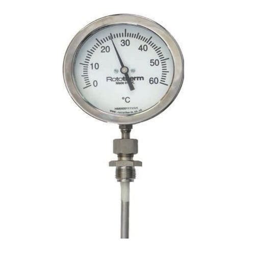 Bimetall-Thermometer - BH2 series - British Rototherm Co. Ltd - mit Zifferblatt-Anzeige / °C / gehärtet