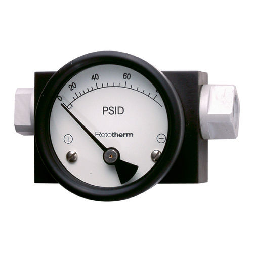 Differential-Manometer - 200DPG - British Rototherm Co. Ltd - mit Zifferblatt-Anzeige / Gewinde / für Schalttafelmontage