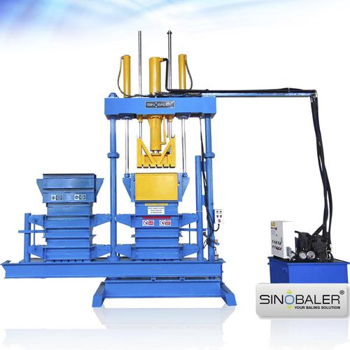 Ballenpresse für Textilien - SVBT2-L2C-400 - SINOSPECT INDUSTRIAL CO.,LTD - vertikal / mit oberer Öffnung / hohe Dichte