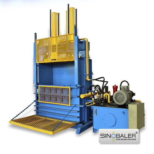 Ballenpresse für Reifen - SVB2-TB-1500, SVB2-TB-1000 - SINOSPECT INDUSTRIAL CO.,LTD - vertikal / mit Frontöffnung / Einkammer