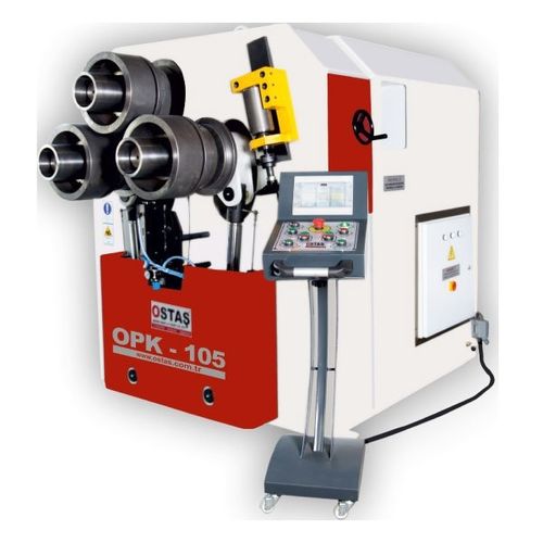 Hydraulische Biegemaschine - OPK - 105 - OSTAS MACHINERY - Rohr / Profil / mit 3 Rollen