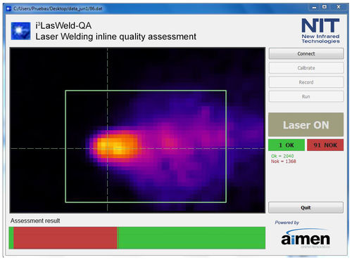 Zustandsüberwachungssystem - i3LasWeld  - New Infrared Technologies, S.L. - Fixier / Laserschweißen / für die Automobilindustrie