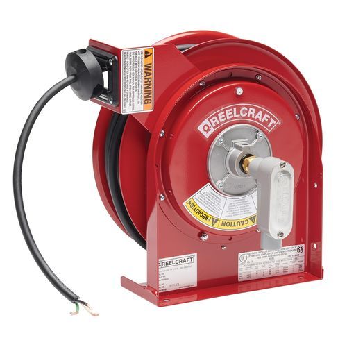 Kabeltrommel - L 4050 163 X - Reelcraft Industries, Inc. - einziehbar / mit Bügel / Stahl