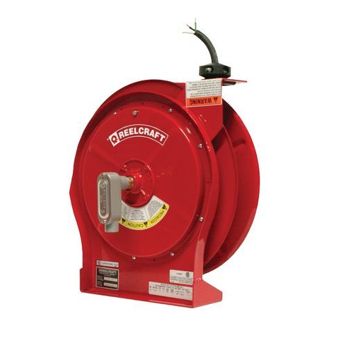 Kabeltrommel - L 5550 124 X - Reelcraft Industries, Inc. - einziehbar / für Intensiveinsatz / mit Bügel