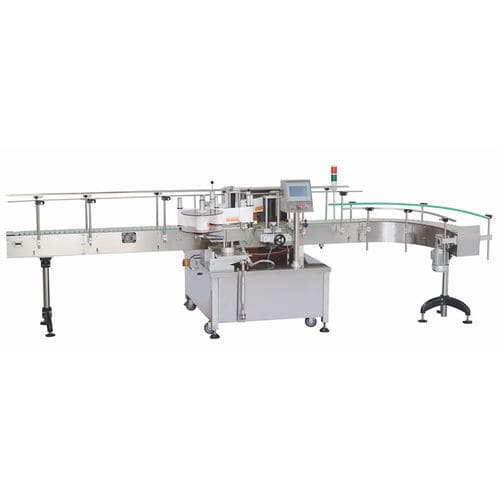 Automatische Etikettiermaschine - DWTB200 - Shanghai Ke Si Packing Machinery Co.,Ltd. - für Töpfe / zur Seitenetikettierung