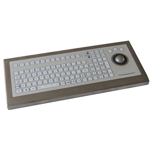 Tastatur für Lebensmittelanwendung - KSTM105RVS series - NSI - Desktop / Membran / 105 Tasten