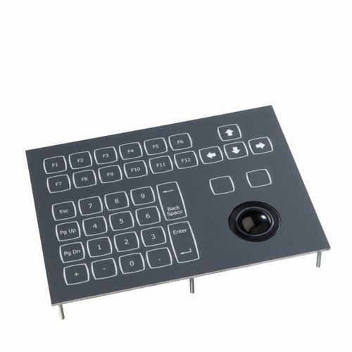 Einbaufähige Tastatur - KSTC36F1 series - NSI - mit mechanischen Tasten / 36 Tasten / Trackball