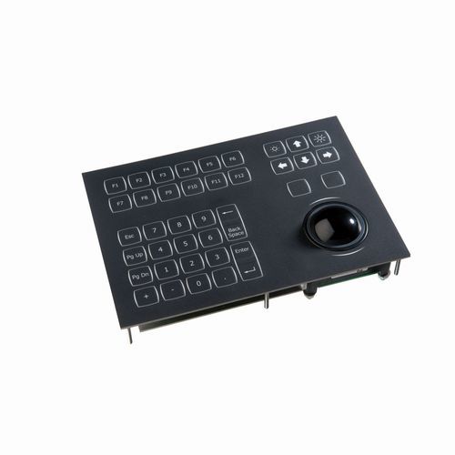 Einbaufähige Tastatur - KSML38 series - NSI - mit mechanischen Tasten / 38 Tasten / Trackball