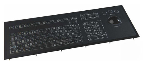 Einbaufähige Tastatur - KSML106-MC1 series - NSI - mit mechanischen Tasten / 106 Tasten / Trackball