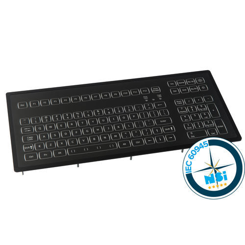 Einbaufähige Tastatur - KSM103-MC1 series - NSI - mit mechanischen Tasten / 103 Tasten / USB
