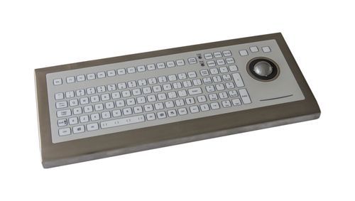 Desktop-Tastatur - KSTM105RVS - NSI - Membran / 105 Tasten / Trackball