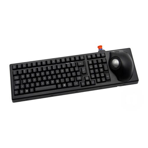 Desktop-Tastatur - MKBE104 - NSI - einbaufähig / mit mechanischen Tasten / Trackball