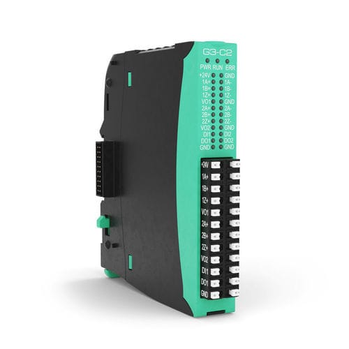 Digitales Eingangsmodul - G3-C2 - GEFRAN - EtherCAT / 2 Digitaleingänge / Frequenz