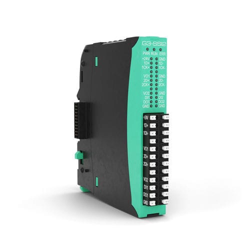 Digitales Eingangsmodul - G3-SSI2 - GEFRAN - EtherCAT / 2 Digitaleingänge / für DIN-Schiene