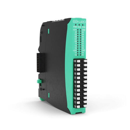 Digitales Eingangsmodul - G3-U20 - GEFRAN - EtherCAT / mit Relais-Ausgang / für DIN-Schiene