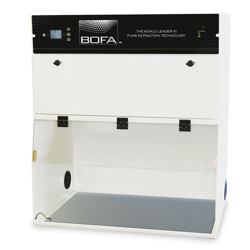 Rauch-Absaug-Schrank - FumeCAB 1000 iQ ESD - BOFA International - auf Füßen / Flügeltüren / Metall