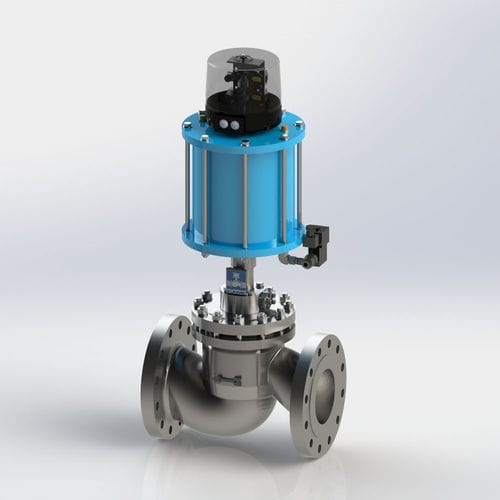 Sitzventil - KVH - Kühme Armaturen GmbH - pneumatisch / Verteilung / für Gas