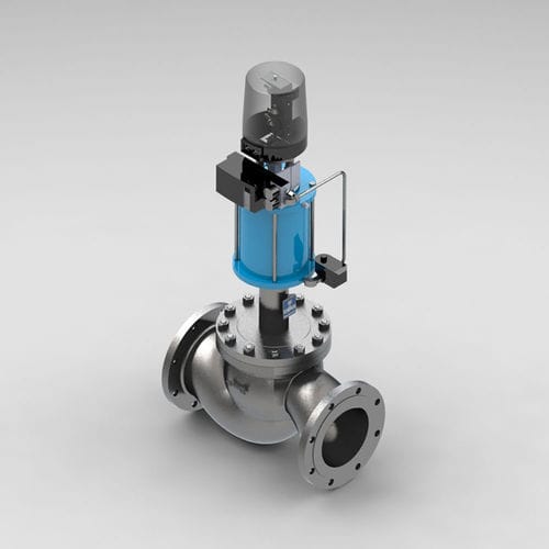 Kugelsitzventil - KVII/FS - Kühme Armaturen GmbH - pneumatisch / Absperr / Verteilung