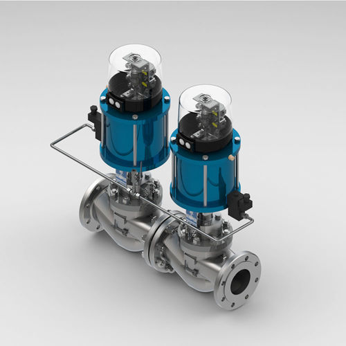 Sitzventil - KVH-KVH - Kühme Armaturen GmbH - pneumatisch / Steuerung / Absperr
