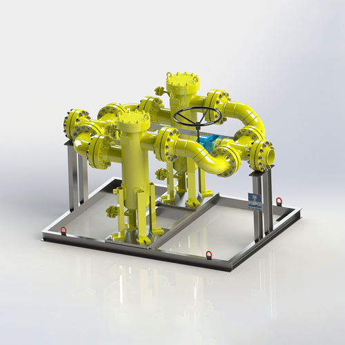 Filteranlage für Flüssigkeiten - Kühme Armaturen GmbH - Gas / kompakt