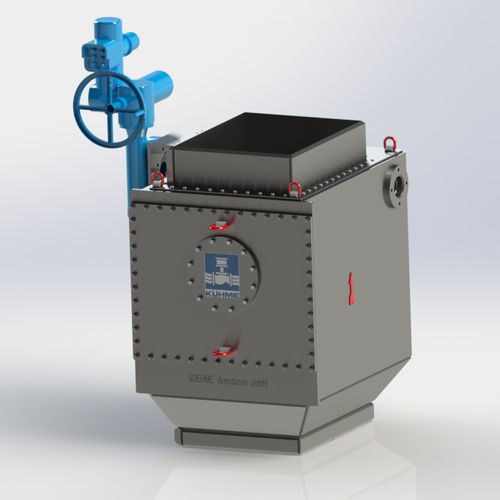 Plattenschieber - KSK - Kühme Armaturen GmbH - Hebel / Absperr / für Gas
