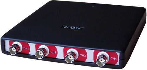 Analoges Oszilloskop - Handyscope HS4 DIFF - TiePie engineering - tragbar / 4 Kanäle / USB