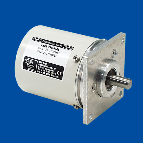 Absoluter Winkelcodierer - posirot® AWS2 - ASM Automation Sensorik Messtechnik GmbH - mit Potentiometer / Vierkantflansch / analog
